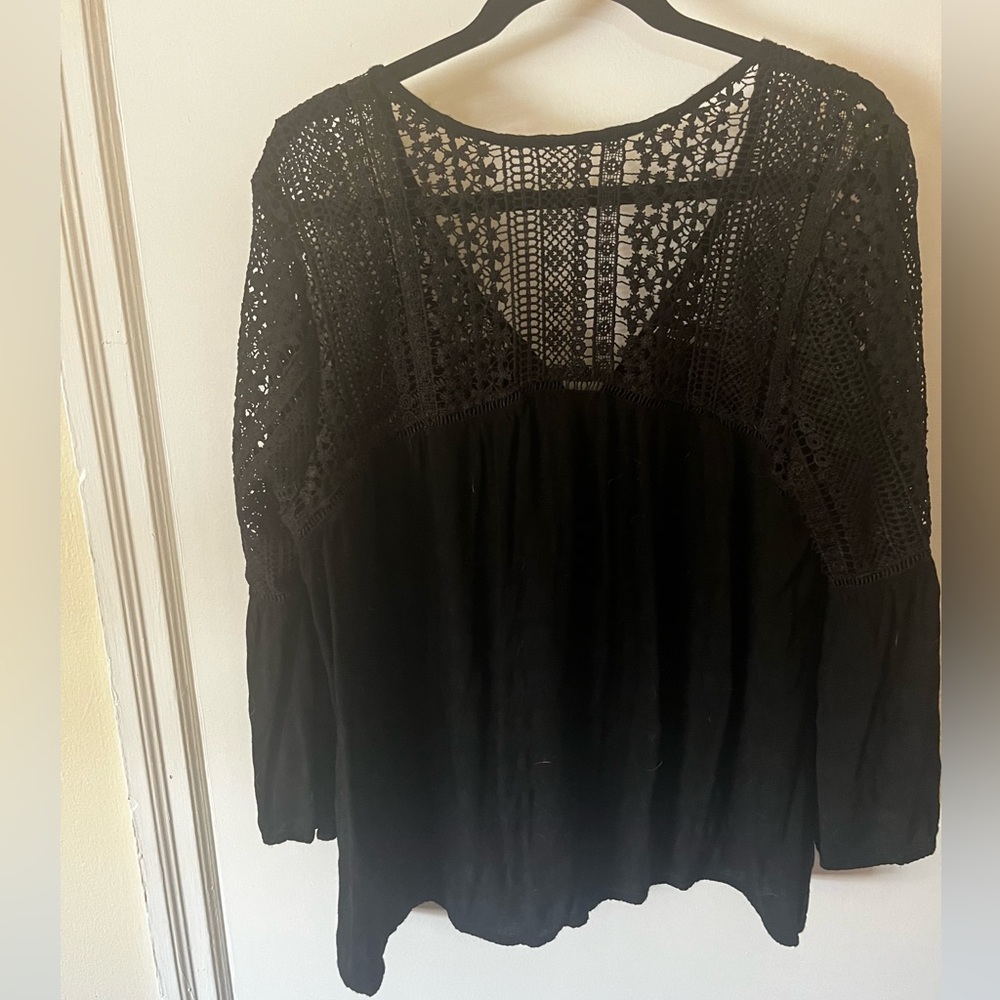 Cute Black Blouse